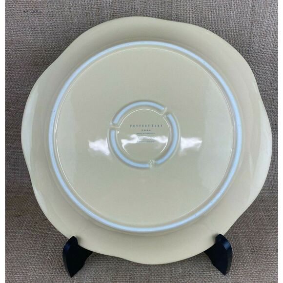 Pottery Barn Emma Beaded Yellow Serving Platter 12.5in - Picture 4 of 8